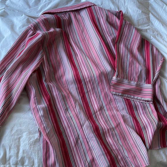 Red and White Button up shirt - Picture 8 of 8